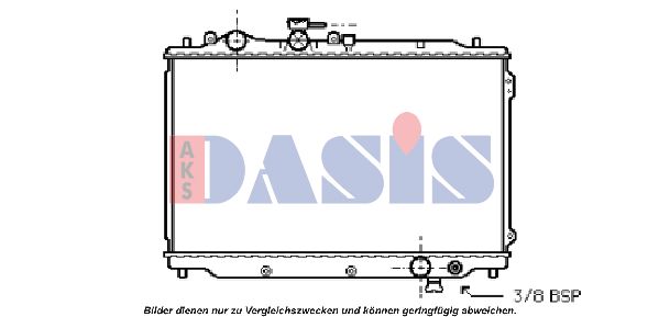 AKS DASIS Radiators, Motora dzesēšanas sistēma 110270N